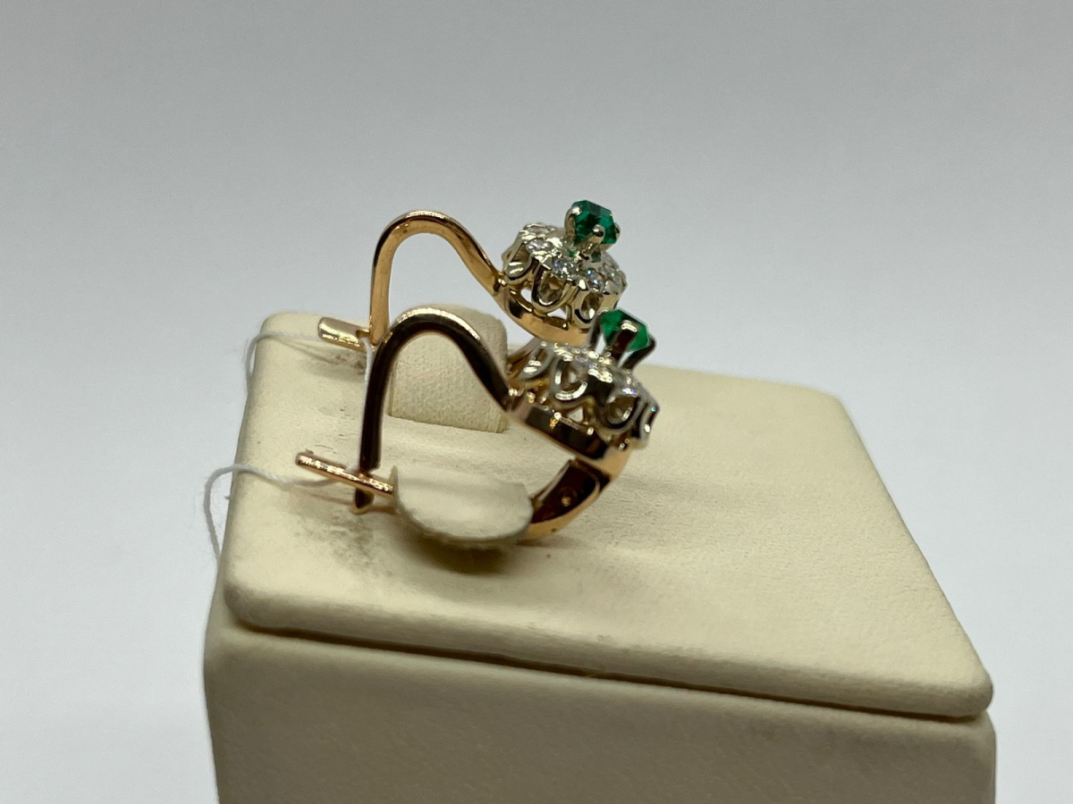 СЕРЬГИ БРИЛЛИАНТ (Au 585)