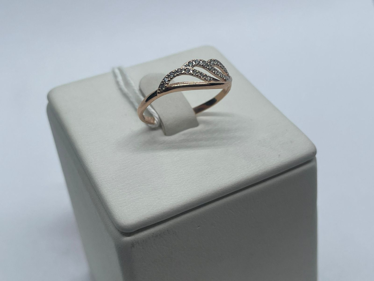 КОЛКМИ585 КОЛЬЦО С КАМНЯМИ (Au 585)