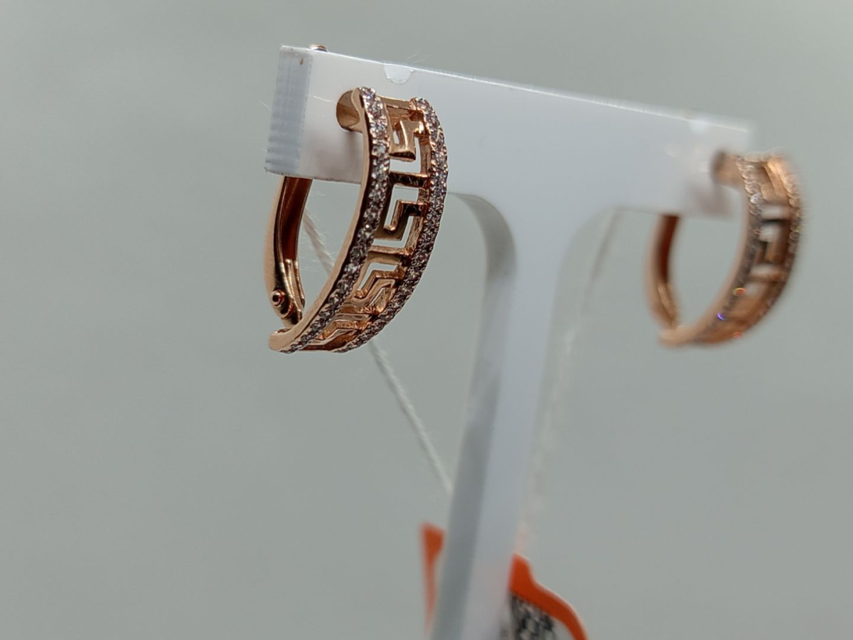 СЕРЬГИ С КАМНЯМИ (Au 585)