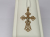 ПОДВЕСКА КРЕСТ БЕЗ КАМНЯ (Au 585)