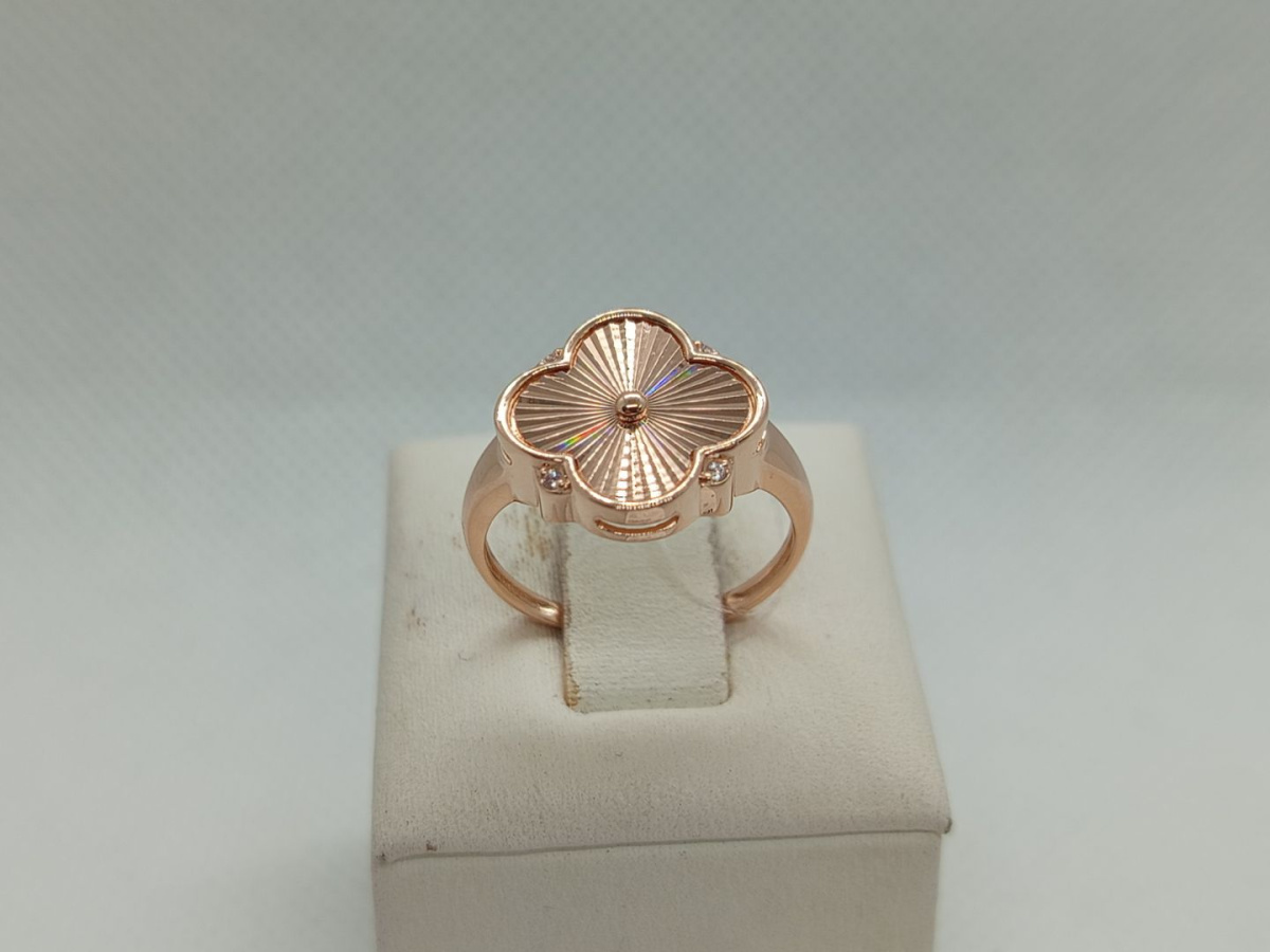 КОЛЬЦО С КАМНЯМИ (Au 585)