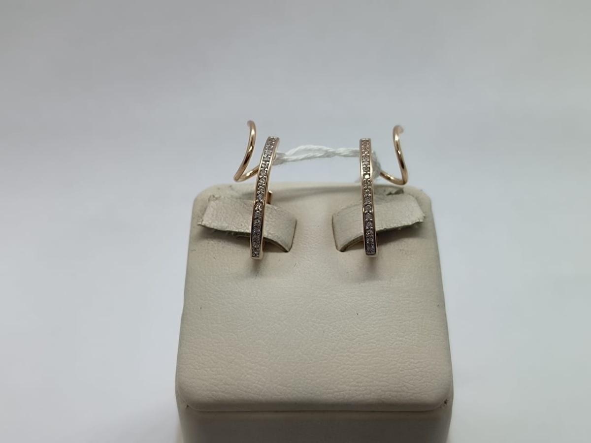 СЕРЬГИ С КАМНЯМИ (Au 585)