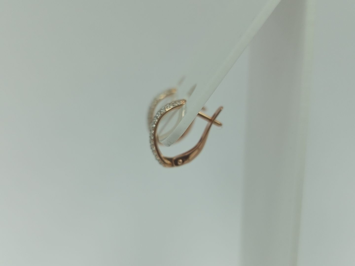 СКМИ585 СЕРЬГИ С КАМНЯМИ (Au 585)