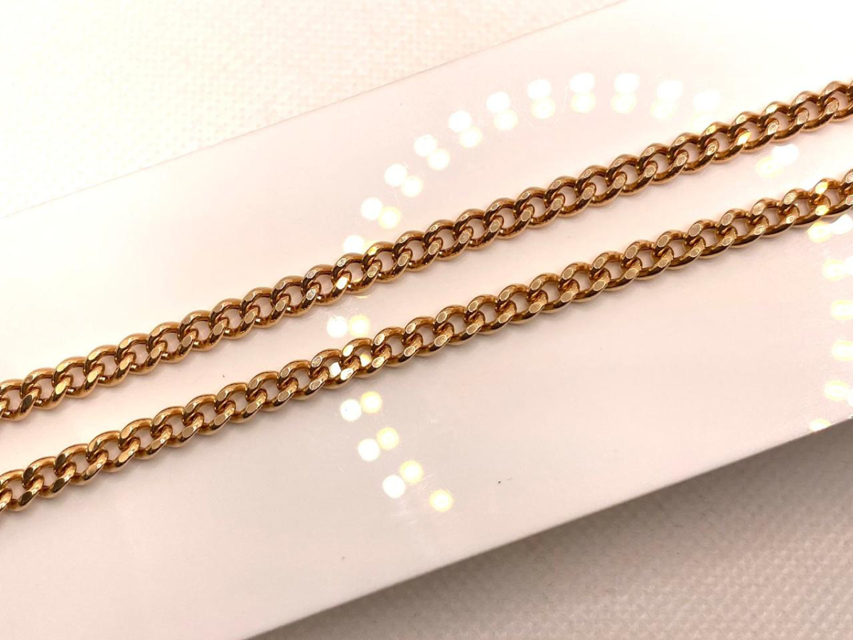 ЦЕПЬ ПУСТОТЕЛАЯ Панцирное (Au 585)