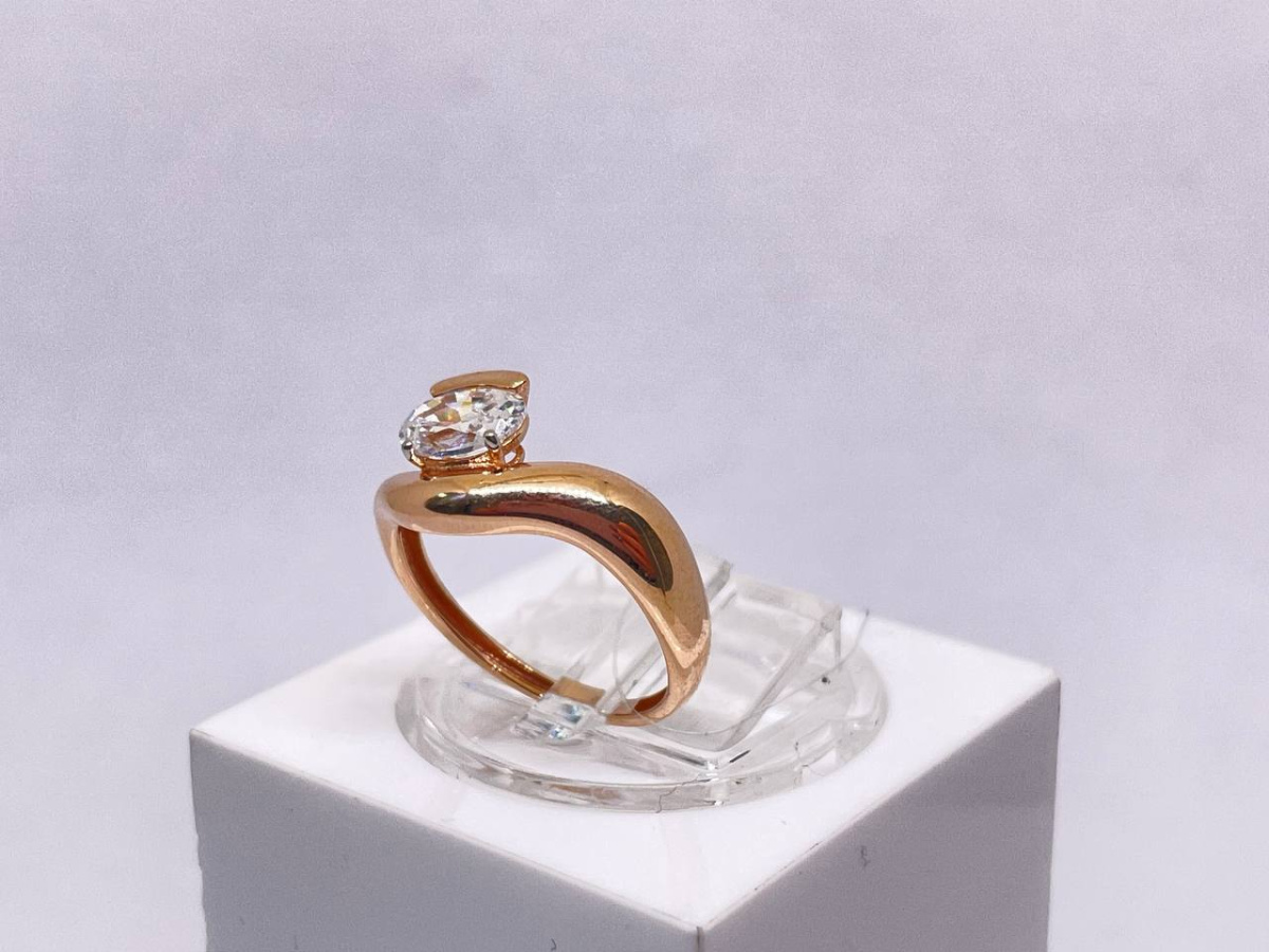 КОЛЬЦО С КАМНЕМ (Au 585)