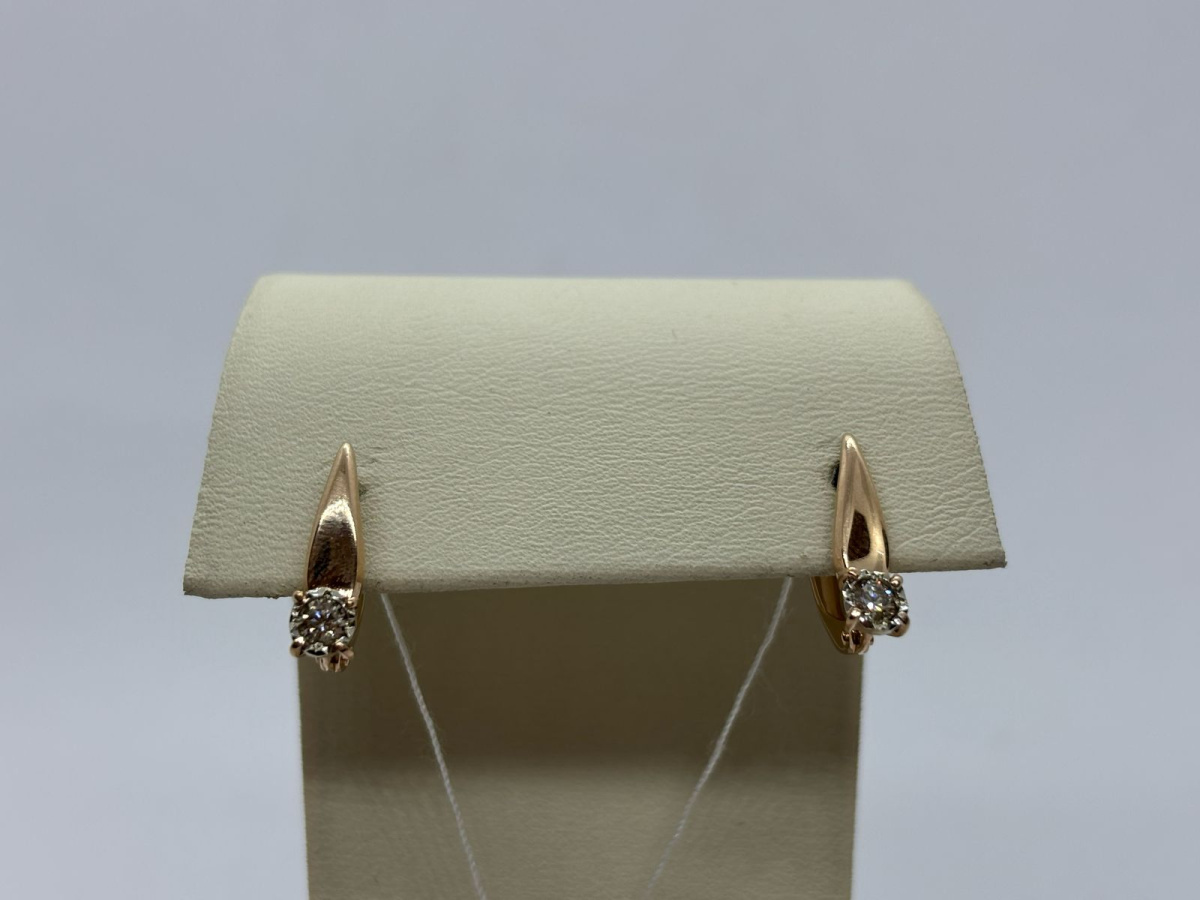 СЕРЬГИ БРИЛЛИАНТ (Au 585)