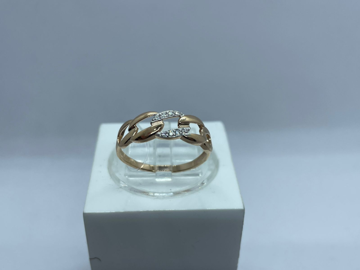 КОЛЬЦО С КАМНЯМИ (Au 585) КОЛЬЦО С КАМНЯМИ (Au 585)