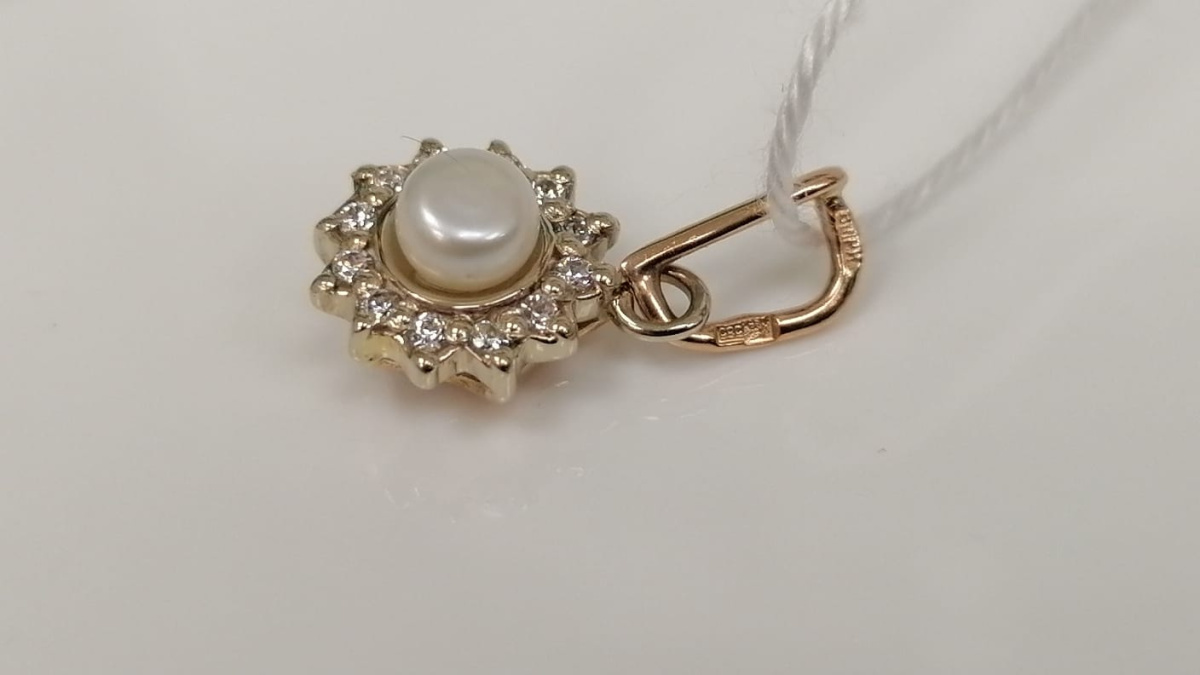 ПОДВЕСКА С КАМНЯМИ (Au 585)