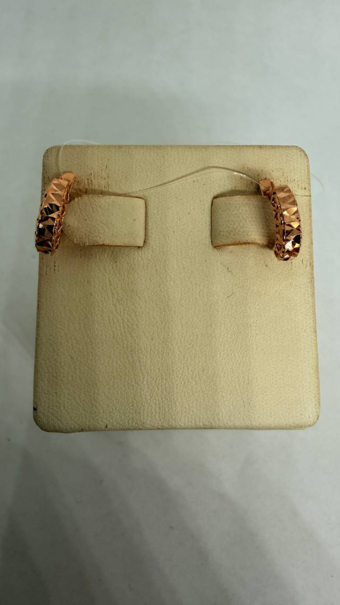 СЕРЬГИ БЕЗ КАМНЯ (Au 585)