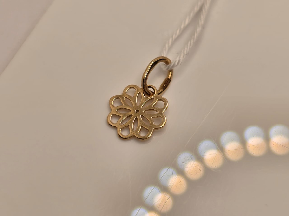 ПОДКМ585 ПОДВЕСКА С КАМНЕМ (Au 585)