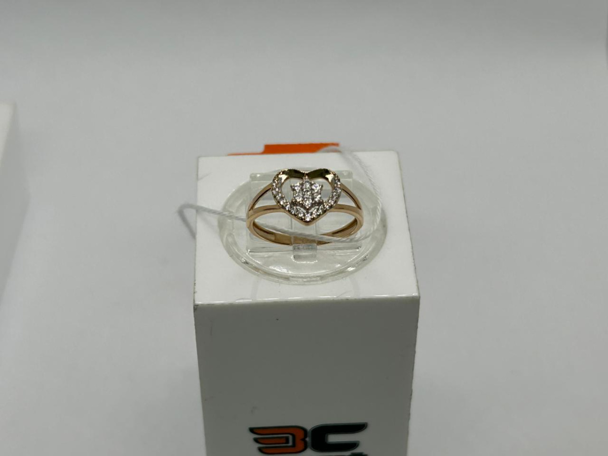 КОЛКМИ585 КОЛЬЦО С КАМНЯМИ (Au 585)