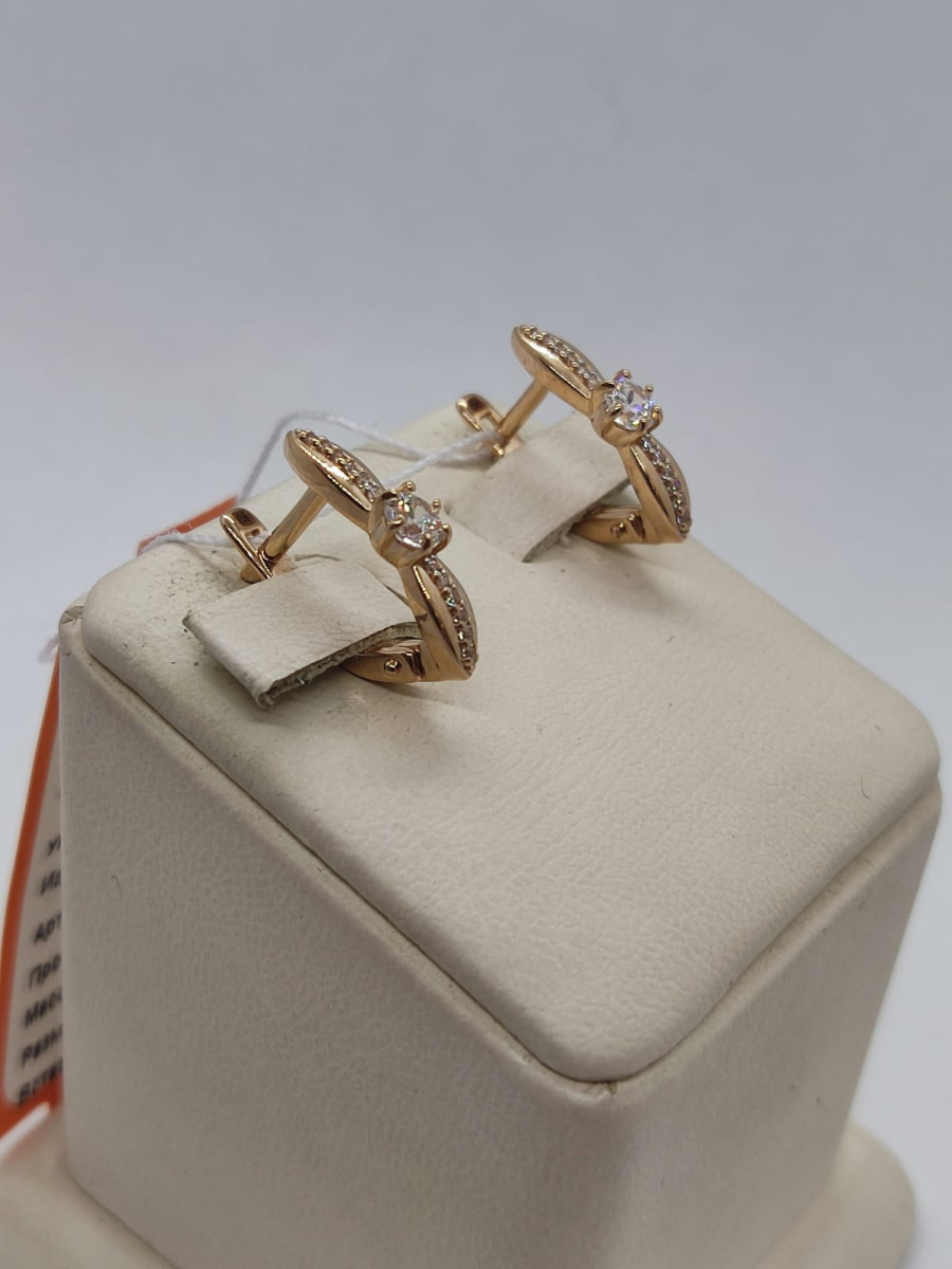 СЕРЬГИ С КАМНЯМИ (Au 585)