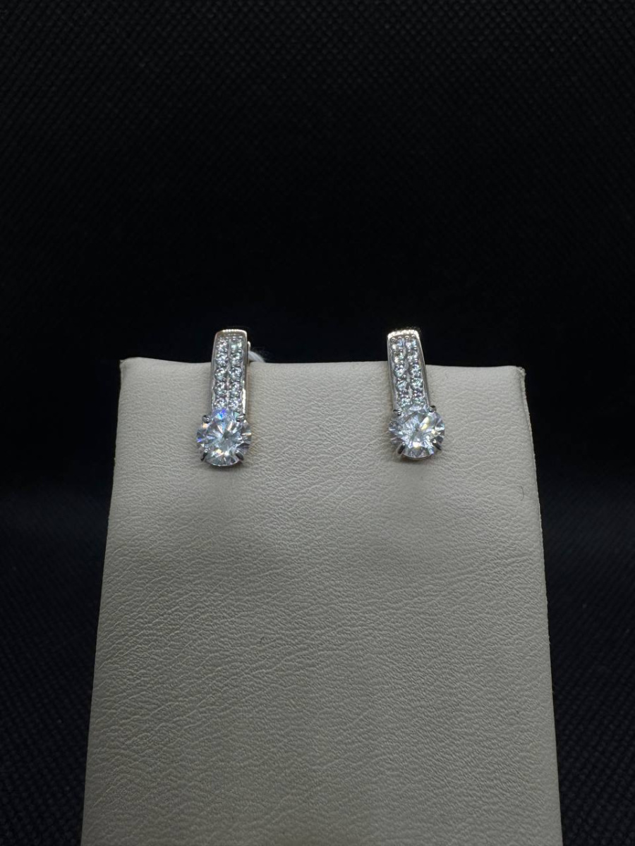 СЕРЬГИ С КАМНЯМИ (Au 585)