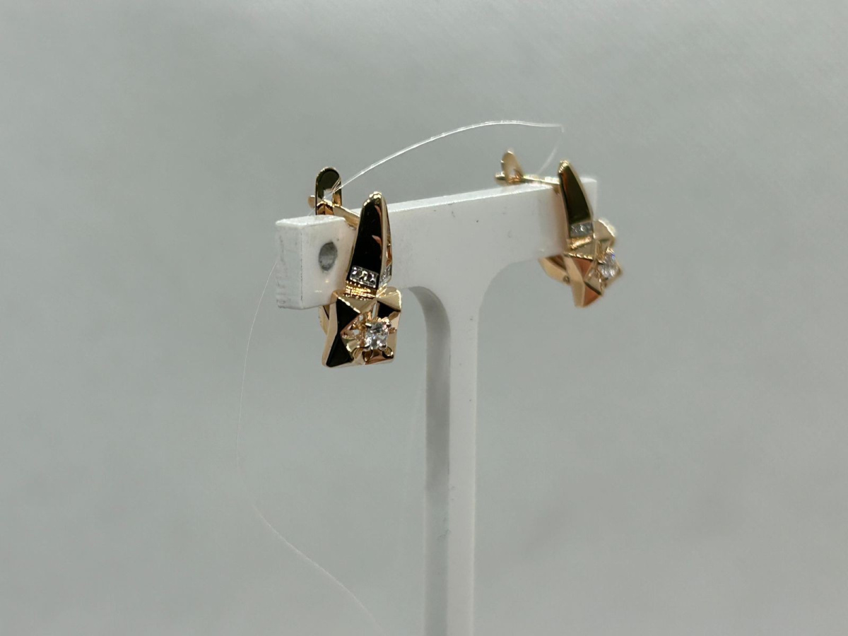 СЕРЬГИ С КАМНЯМИ (Au 585)