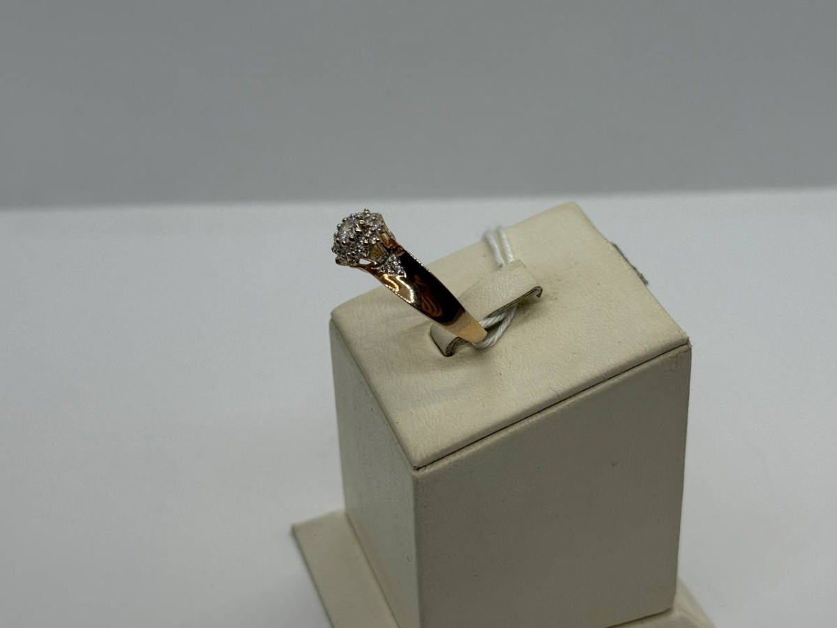 КОЛКМИ585 КОЛЬЦО С КАМНЯМИ (Au 585)