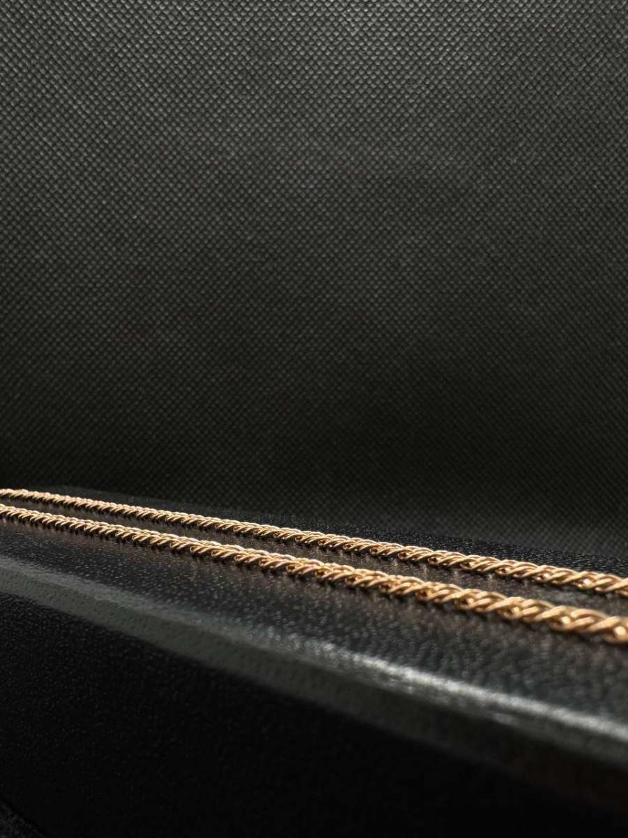 НЦ 12-076ПГ ЦЕПЬ ПУСТОТЕЛАЯ Ромб двойной (Au 585)