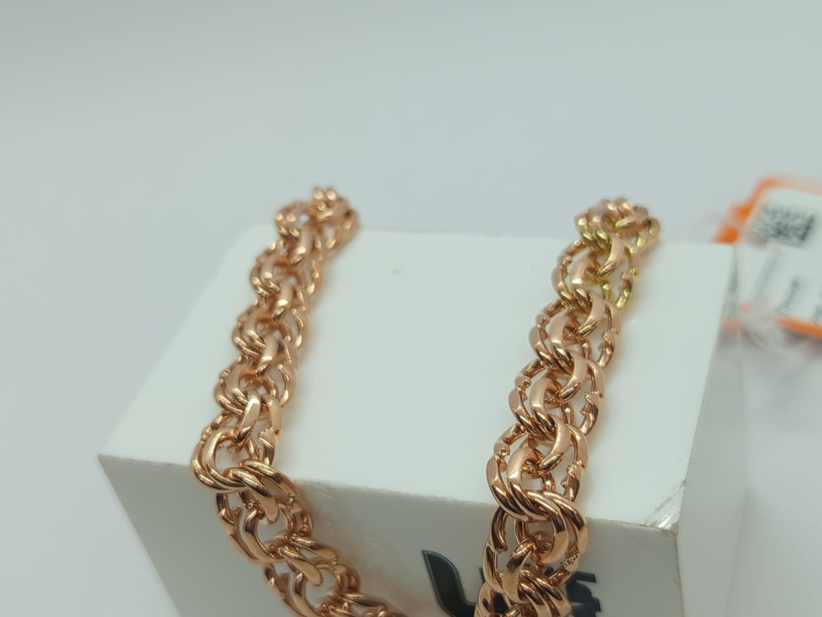 БЛБ585 БРАСЛЕТ ПОЛНОВЕСНЫЙ Бисмарк (Au 585)