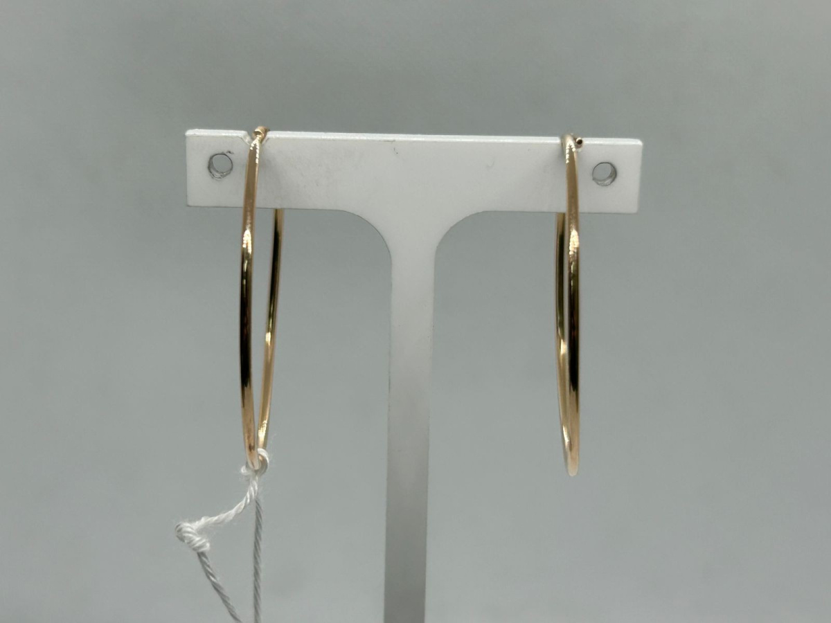 СКОН585 СЕРЬГИ КОНГО (Au 585)