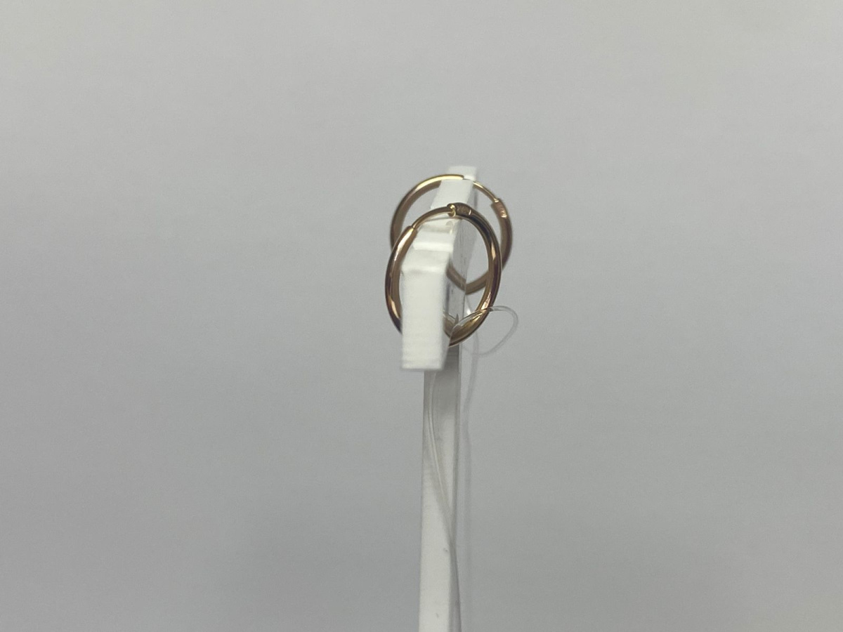 СЕРЬГИ КОНГО без камня (Au 585)