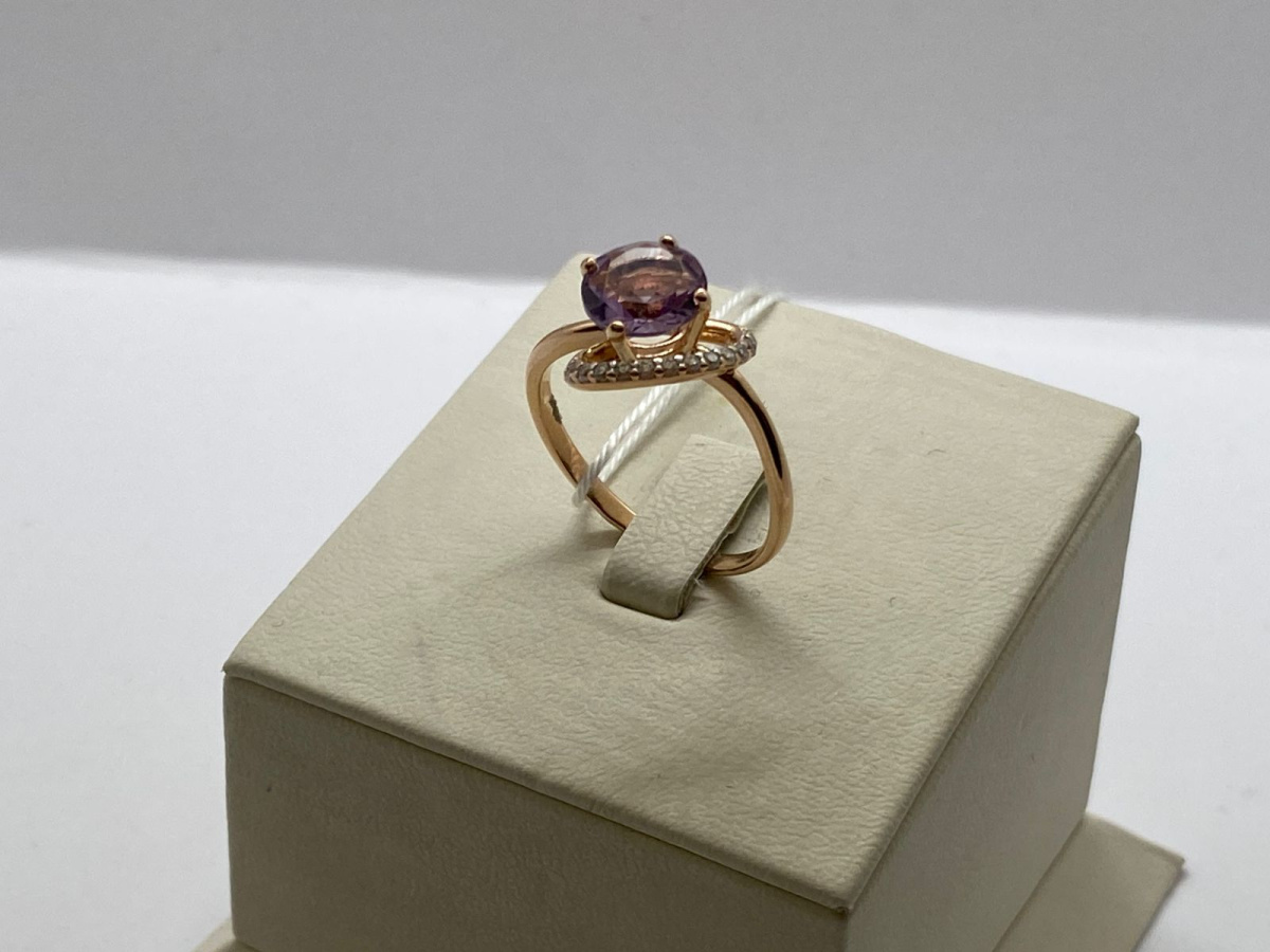 КОЛКМИ585 КОЛЬЦО С КАМНЯМИ (Au 585)