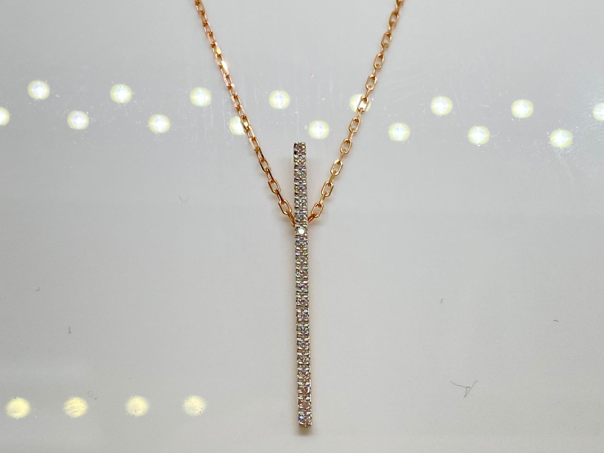 КОЛЬЕ С КАМНЯМИ (Au 585)