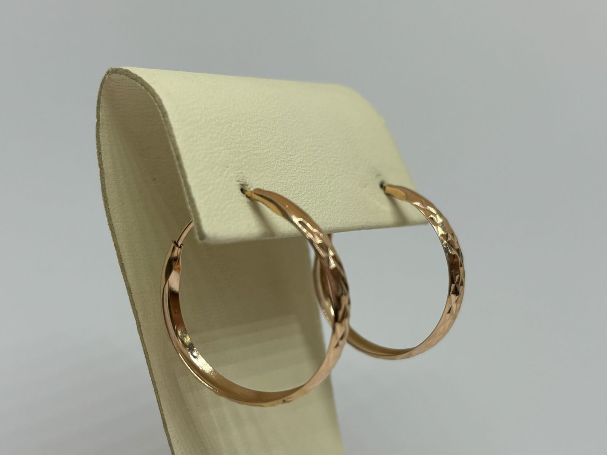 СКОН585 СЕРЬГИ КОНГО (Au 585)