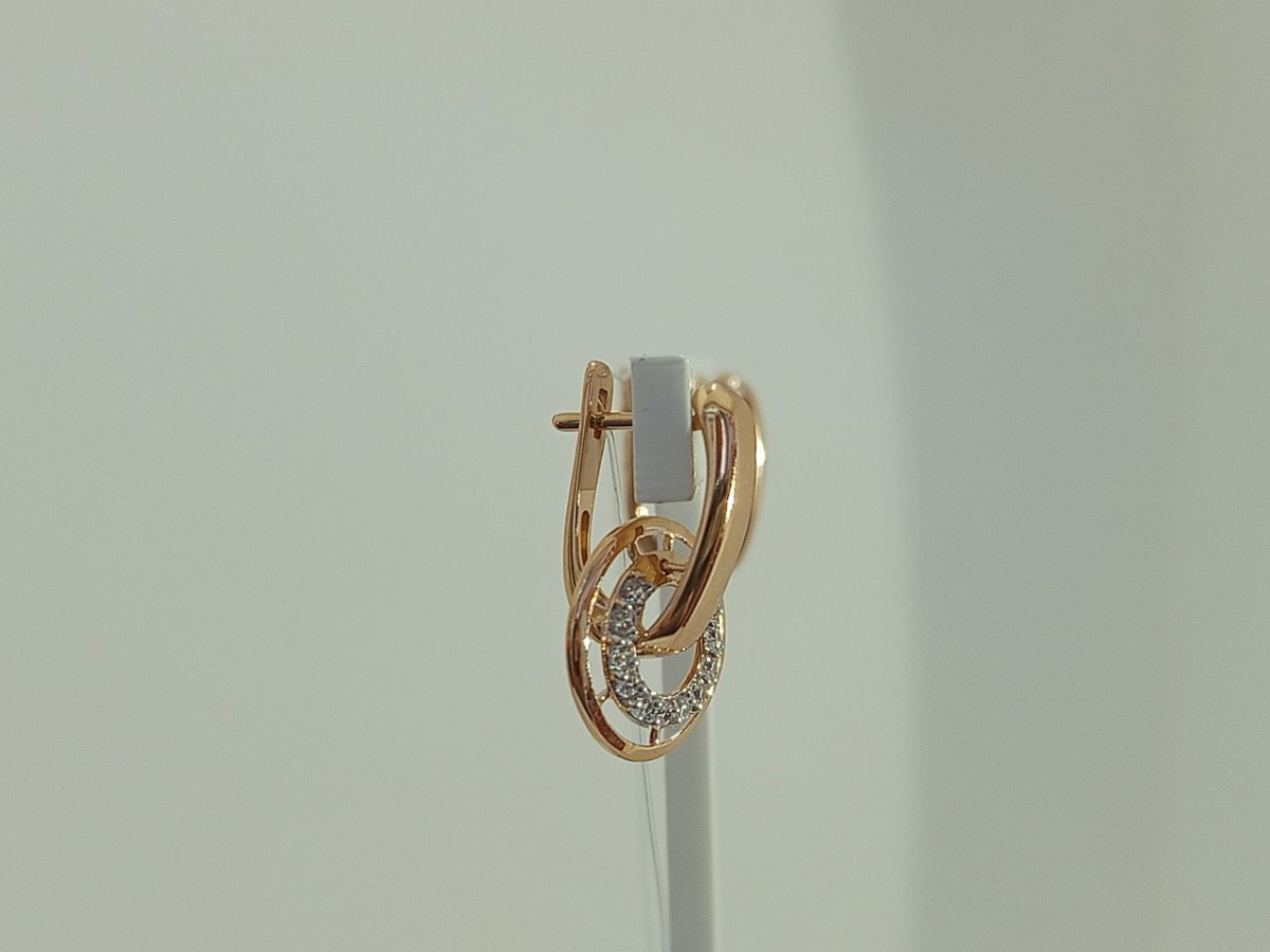 СЕРЬГИ С КАМНЯМИ (Au 585)