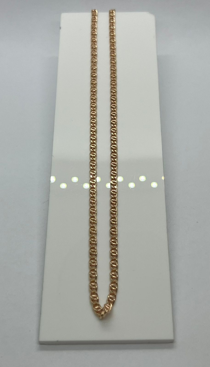 ЦЕПЬ ПУСТОТЕЛАЯ Птичий глаз(глаз пантеры) (Au 585)