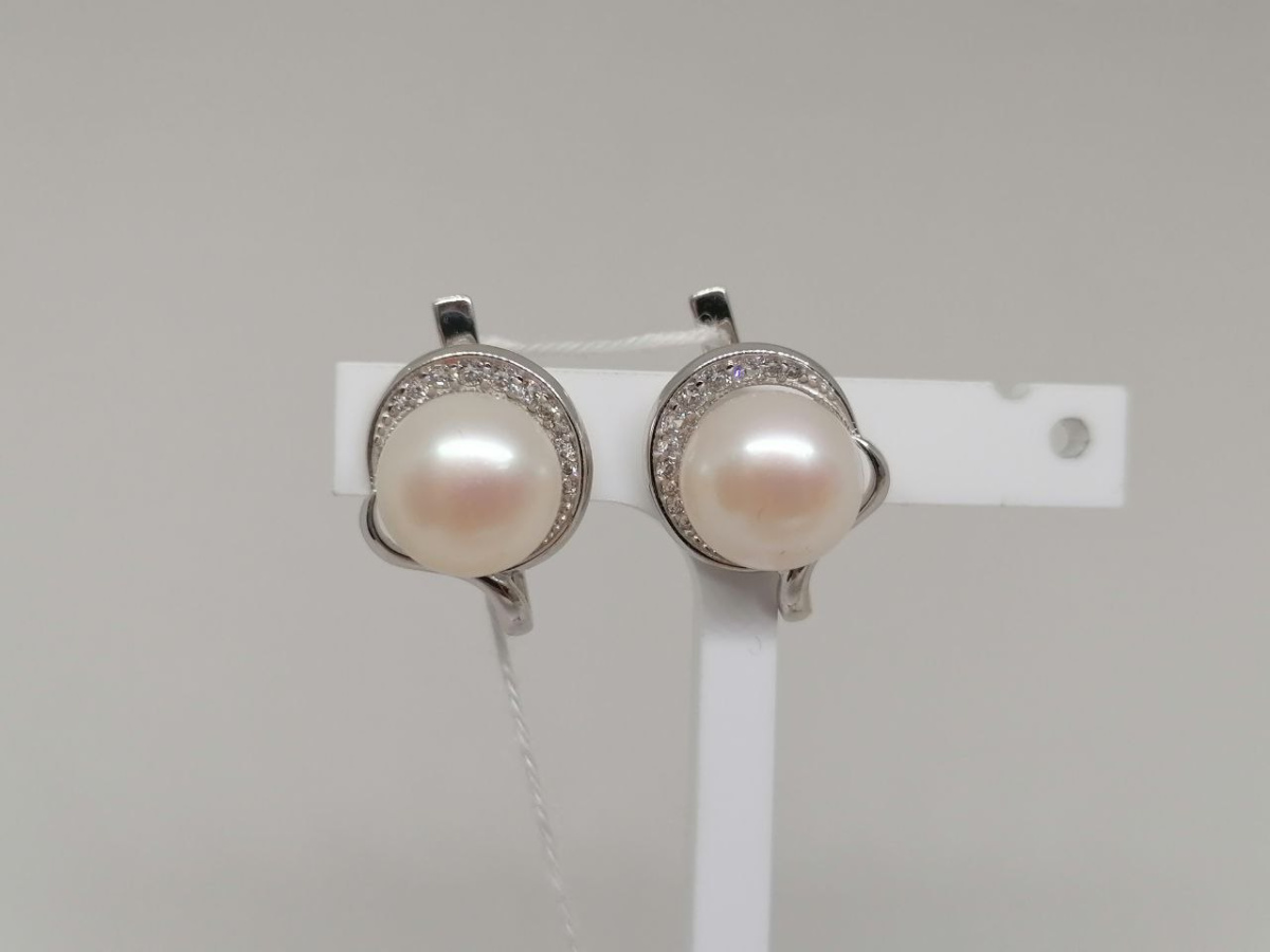 СКМИ585 СЕРЬГИ С КАМНЯМИ (Au 585)