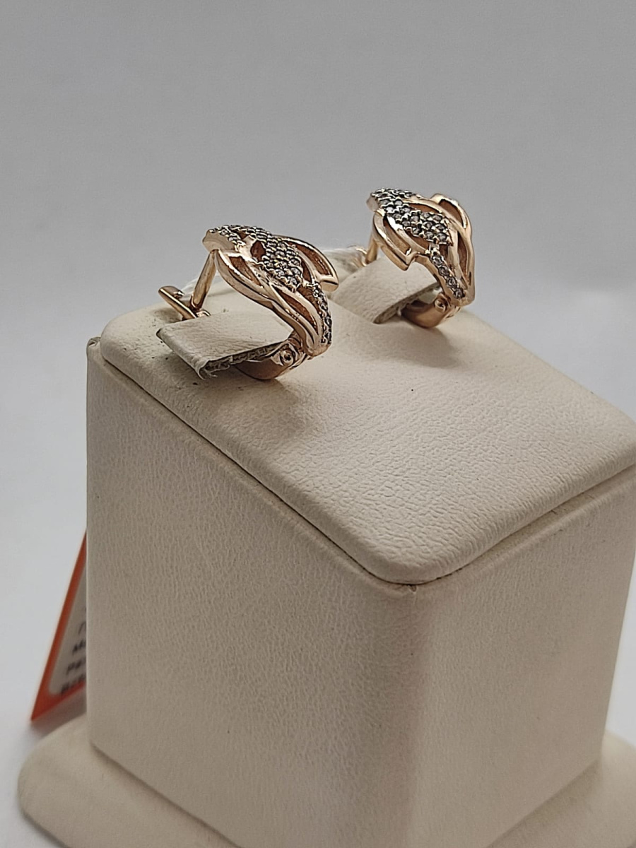 СЕРЬГИ С КАМНЯМИ (Au 585)