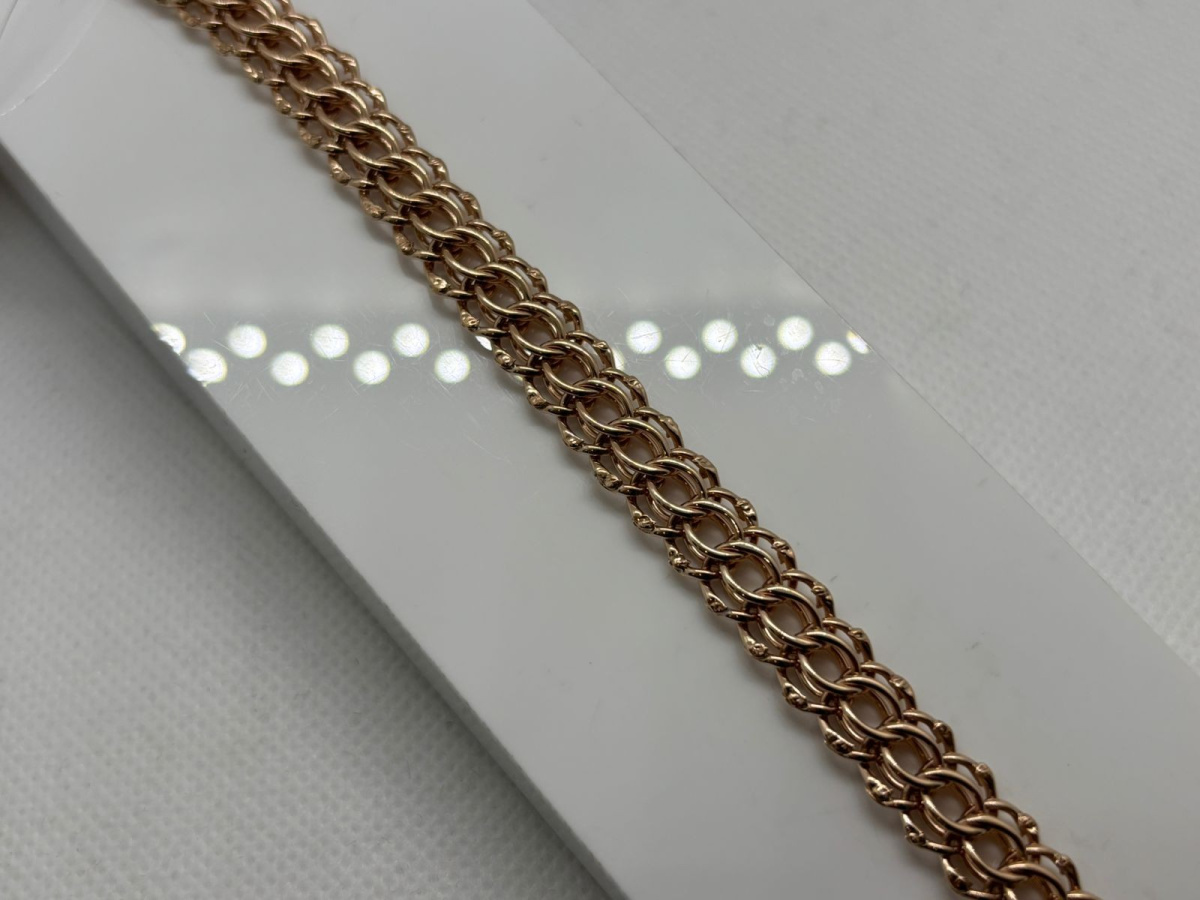 БРАСЛЕТ ПУСТОТЕЛЫЙ Итальянка (Au 585)