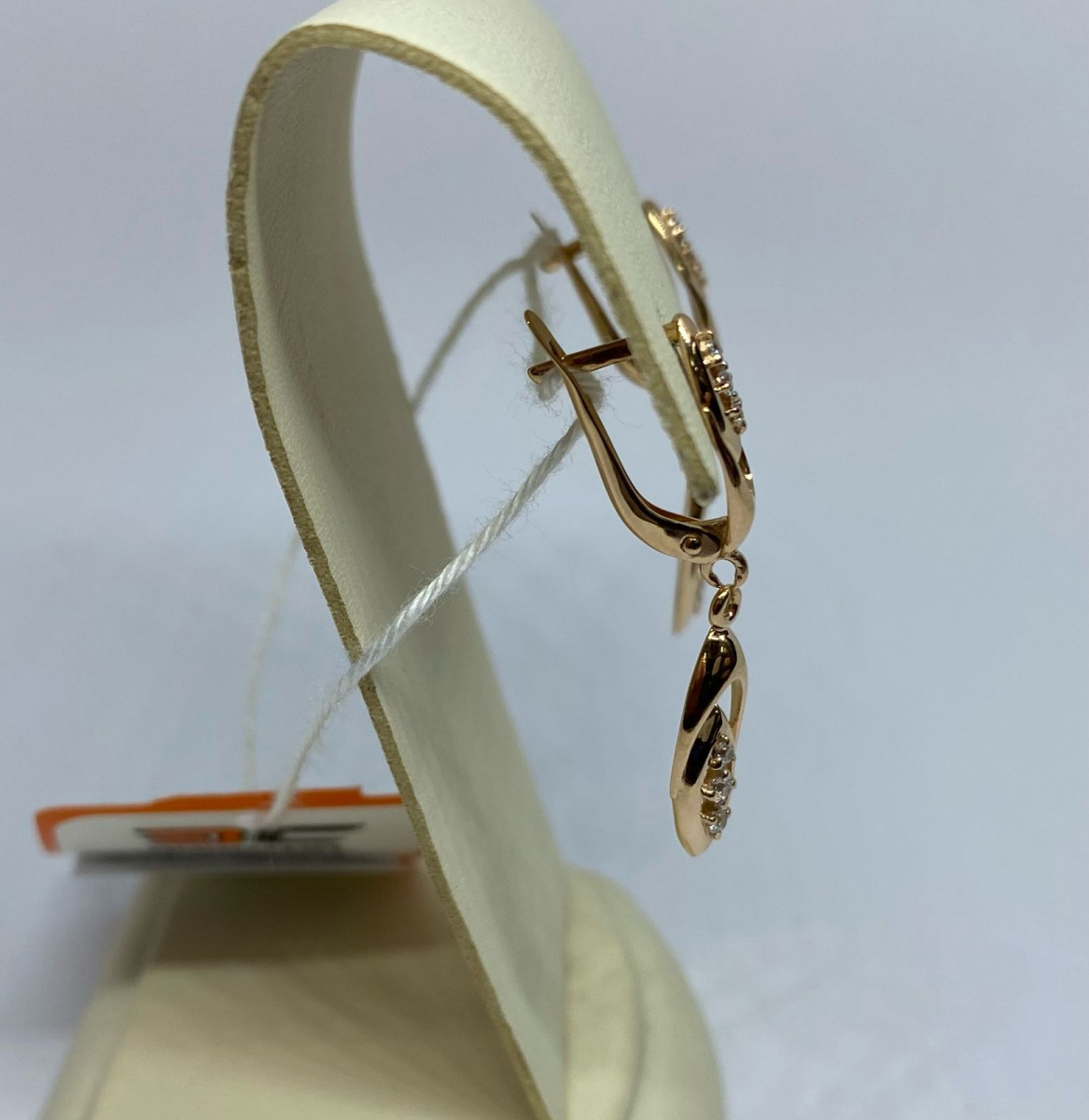 СКМИ585 СЕРЬГИ С КАМНЯМИ (Au 585)