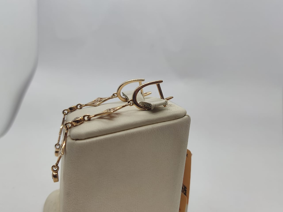 СЕРЬГИ С КАМНЯМИ (Au 585)