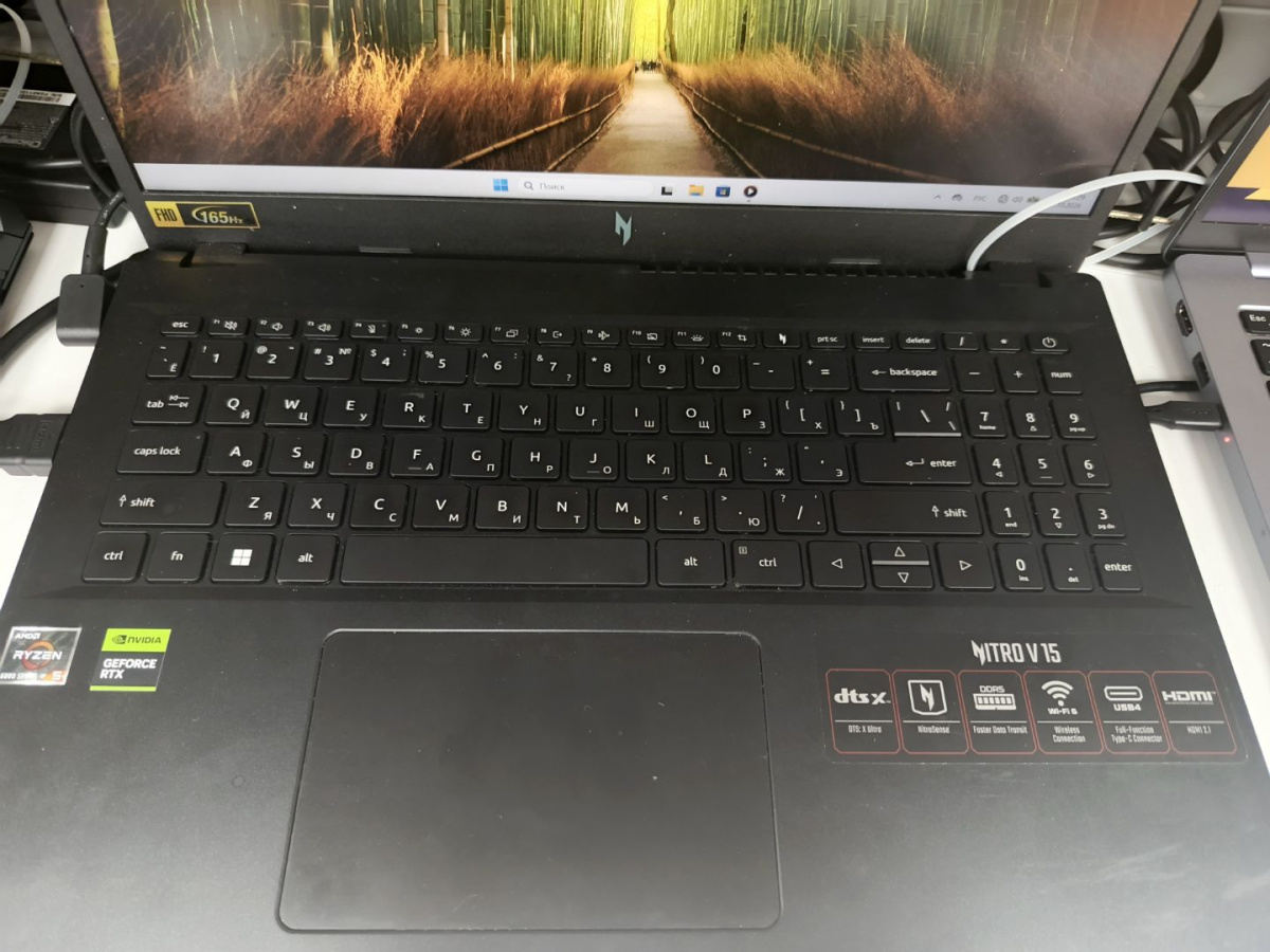 Ноутбук Acer; Ryzen 5 6600H, GeForce RTX 2050, 16 Гб, 512 GB, Нет