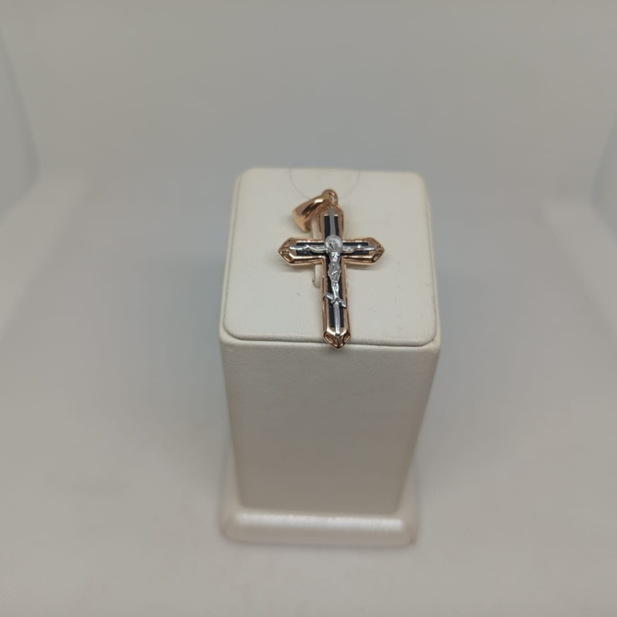 ПОДВЕСКА КРЕСТ с камнем (Au 585)