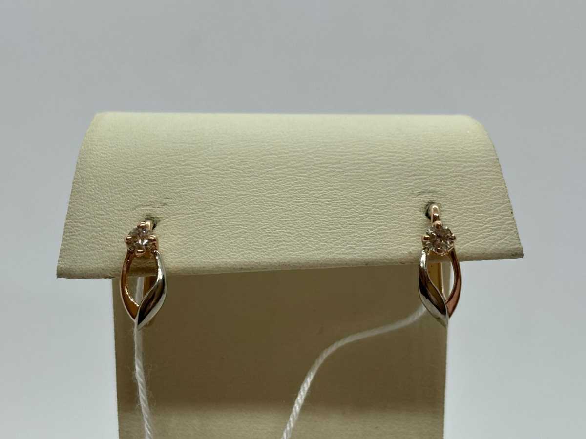 СЕРЬГИ БРИЛЛИАНТ (Au 585)