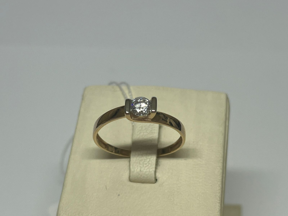 КОЛЬЦО С КАМНЕМ (Au 585)