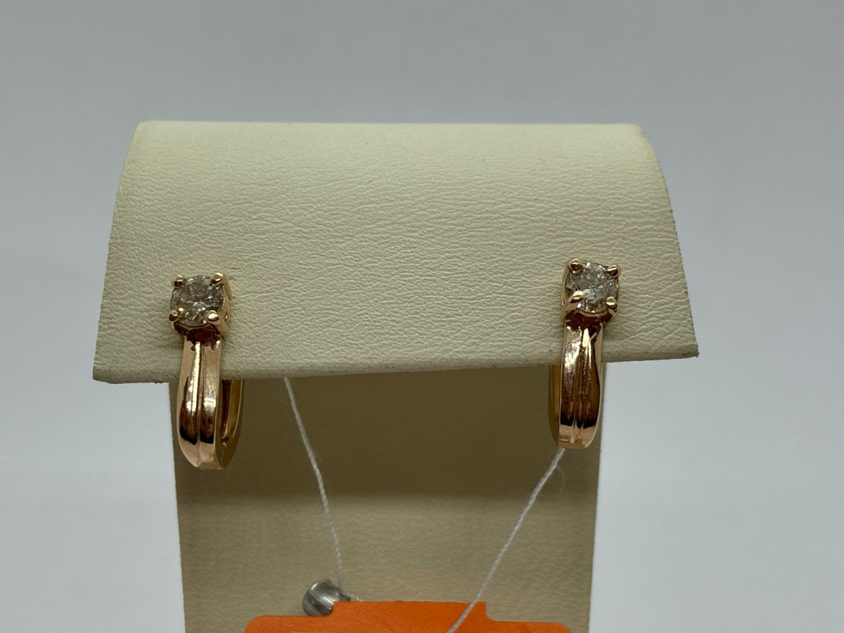 СЕРЬГИ БРИЛЛИАНТ (Au 585)