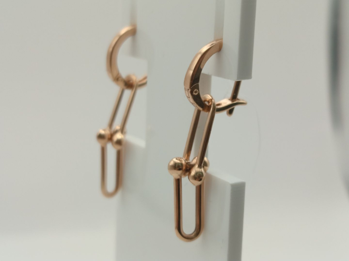 СЕРЬГИ БЕЗ КАМНЯ (Au 585)