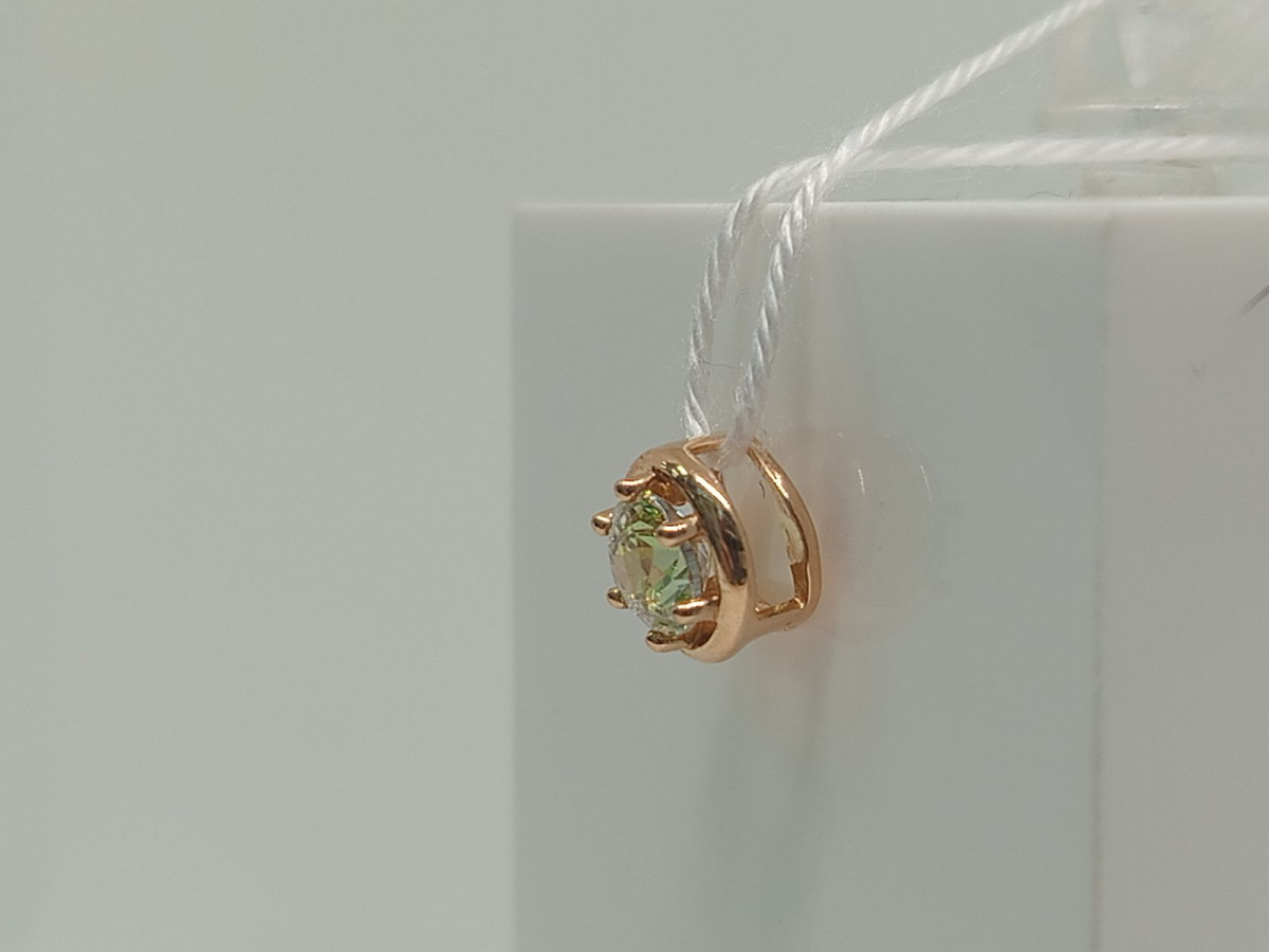 ПОДКМ585 ПОДВЕСКА С КАМНЕМ (Au 585)