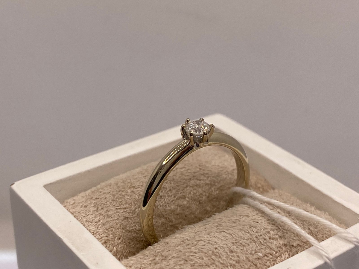 КОЛЬЦО БРИЛЛИАНТ Au 585