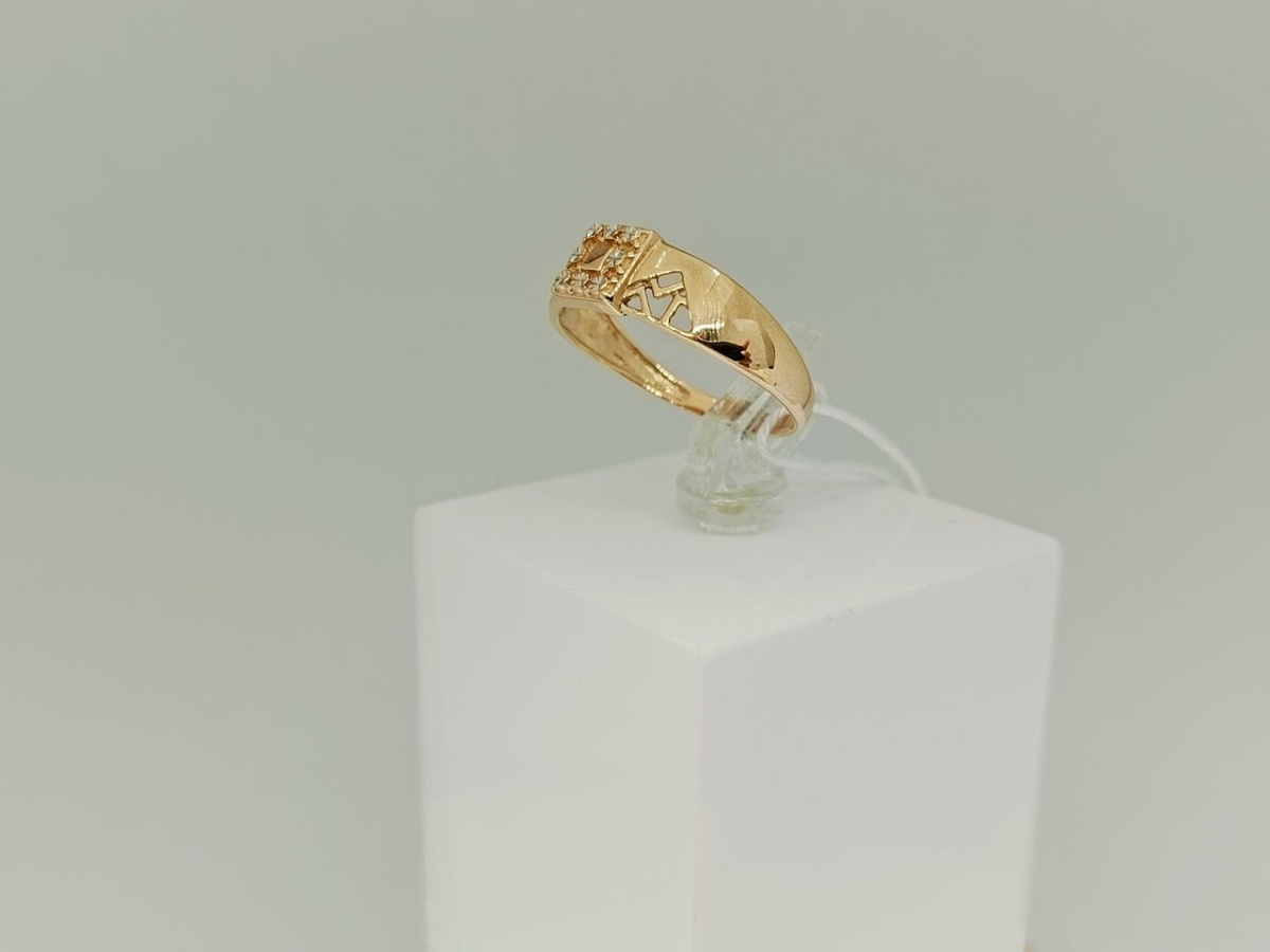 КОЛКМИ585 КОЛЬЦО С КАМНЯМИ (Au 585)