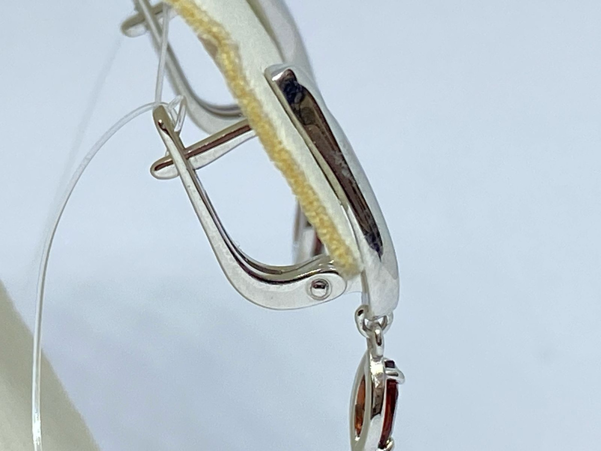 СЕРЬГИ БРИЛЛИАНТ (Ag 925)