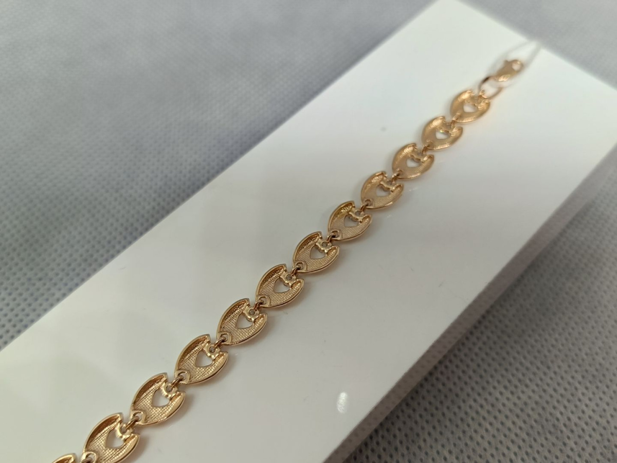 БРАСЛЕТ С КАМНЯМИ (Au 585)