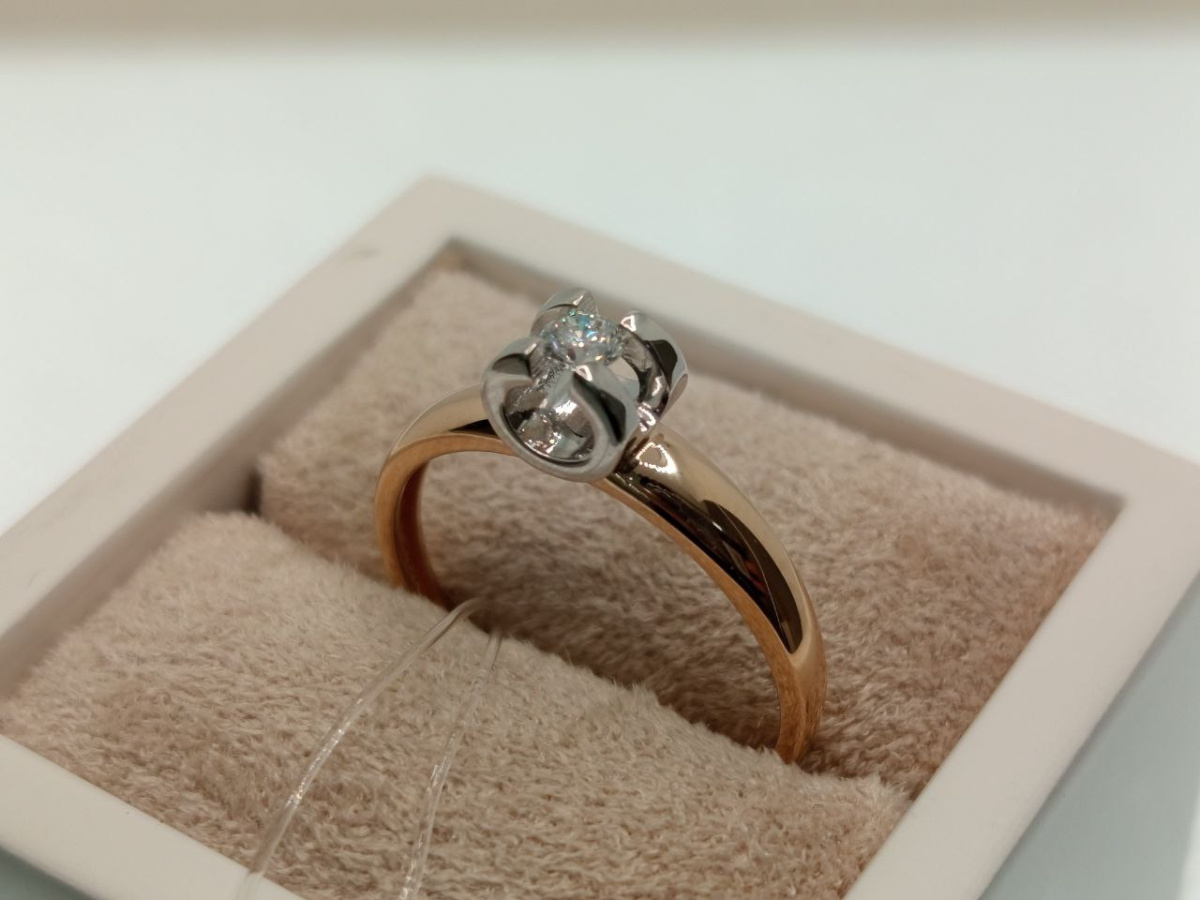 КОЛЬЦО БРИЛЛИАНТ (Au 585)