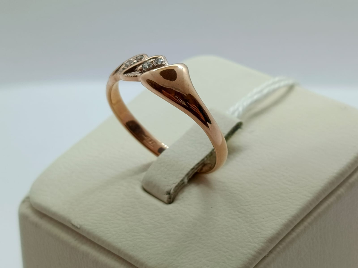 КОЛКМИ585 КОЛЬЦО С КАМНЯМИ (Au 585)