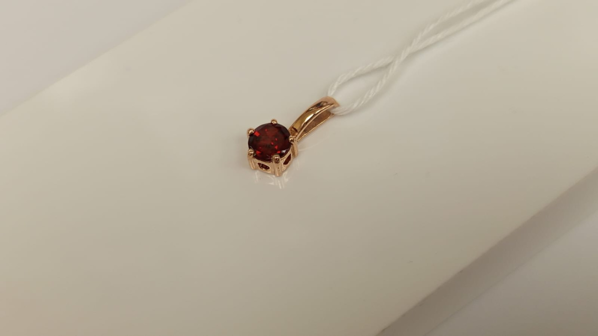 ПОДКМ585 ПОДВЕСКА С КАМНЕМ (Au 585)