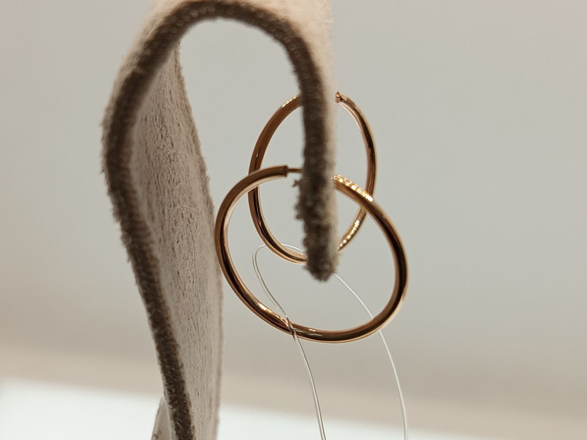 СЕРЬГИ КОНГО без камня (Au 585)