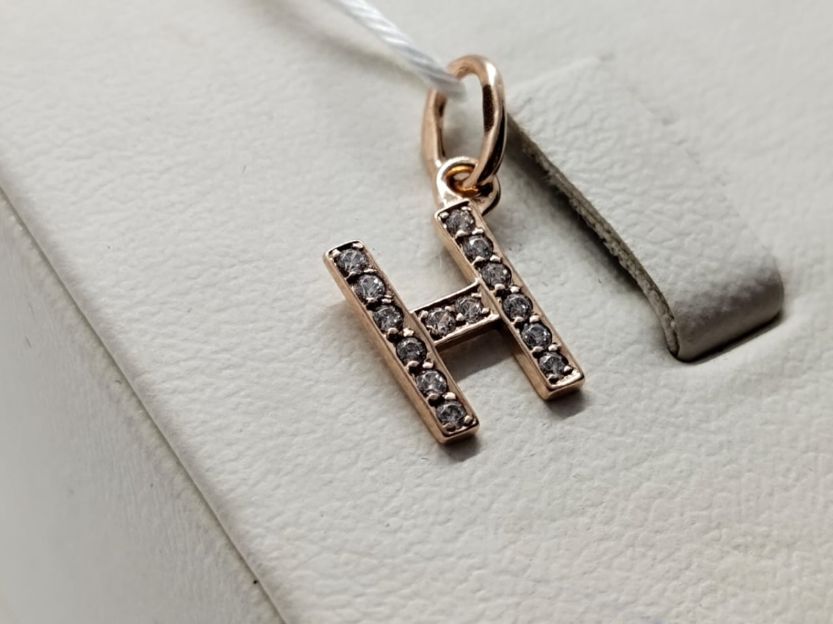 ПОДВЕСКА БУКВА Н Au 585