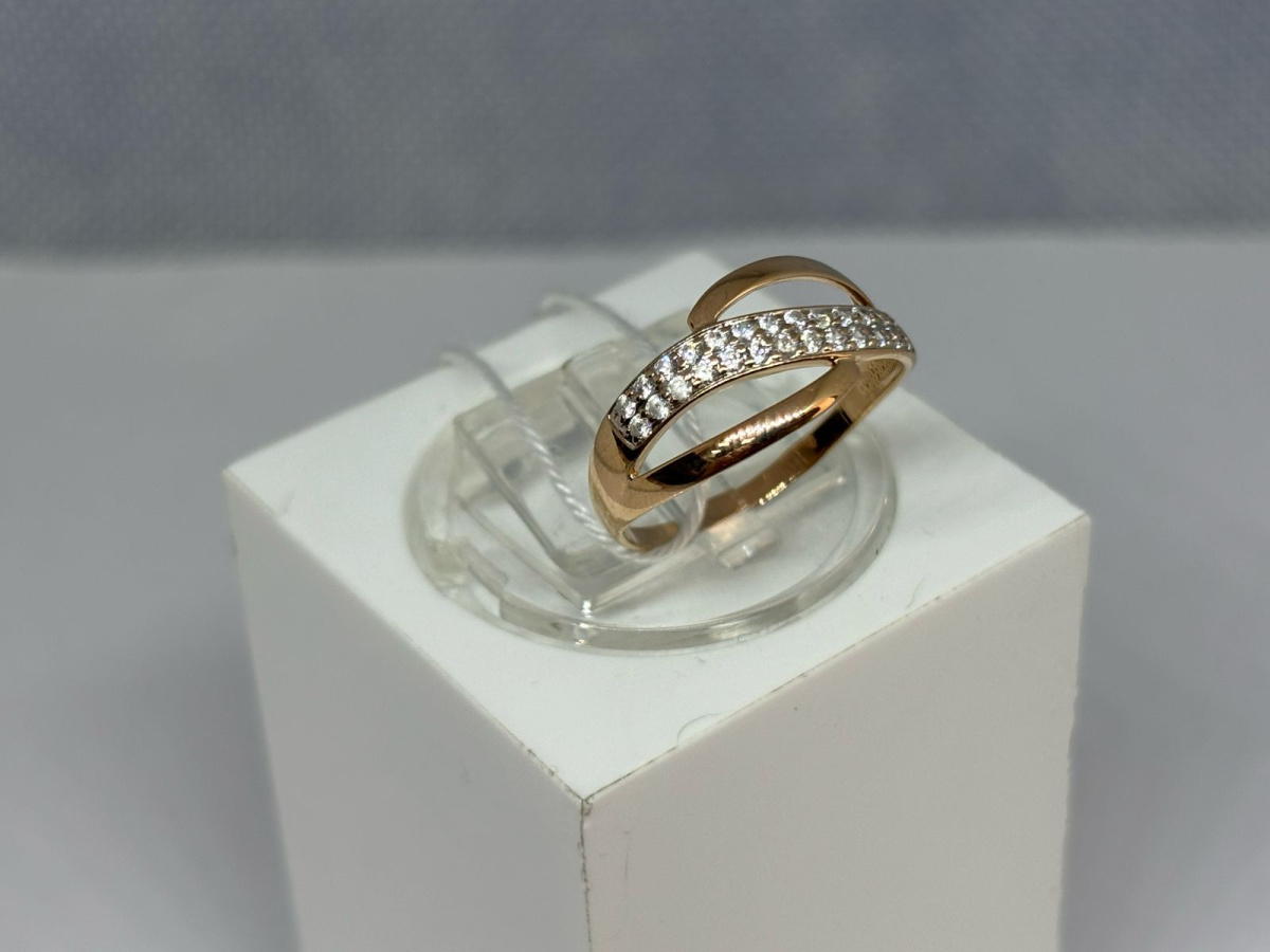 КОЛКМИ585 КОЛЬЦО С КАМНЯМИ (Au 585)